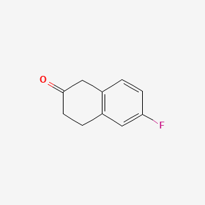 6-Fluoro-3,4-dihydronaphthalen-2(1H)-one chemical structure (CAS 29419-14-5)