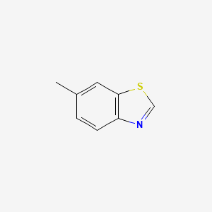 6-Methylbenzo[d]thiazole chemical structure (CAS 2942-15-6)