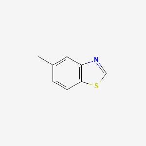 5-Methylbenzo[d]thiazole chemical structure (CAS 2942-16-7)