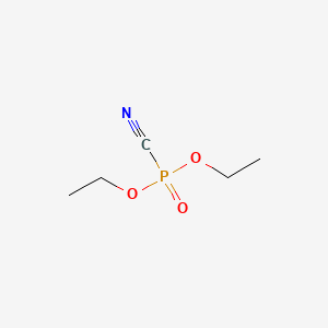 Diethyl phosphorocyanidate chemical structure (CAS 2942-58-7)