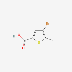 4-Bromo-5-methylthiophene-2-carboxylic acid chemical structure (CAS 29421-99-6)