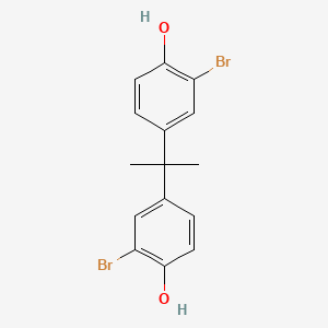 4,4'-(Propane-2,2-diyl)bis(2-bromophenol) chemical structure (CAS 29426-78-6)