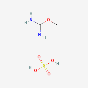 Methyl carbamimidate sulfate chemical structure (CAS 29427-58-5)