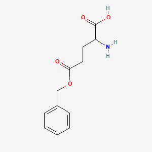 2-Amino-5-(benzyloxy)-5-oxopentanoic acid chemical structure (CAS 29456-09-5)