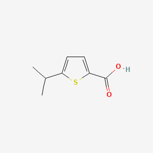 5-Isopropylthiophene-2-carboxylic acid chemical structure (CAS 29481-42-3)
