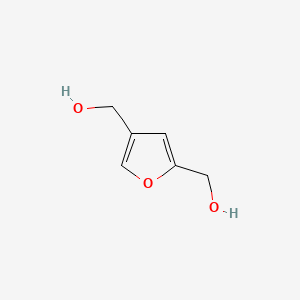 Furan-2,4-diyldimethanol chemical structure (CAS 294857-29-7)