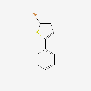 2-Bromo-5-phenylthiophene chemical structure (CAS 29488-24-2)