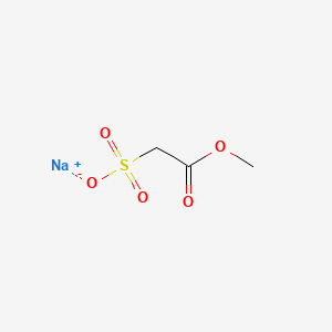 Sodium 2-methoxy-2-oxoethanesulfonate chemical structure (CAS 29508-16-5)