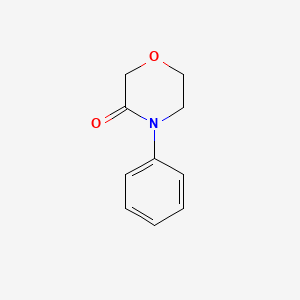 4-Phenylmorpholin-3-one chemical structure (CAS 29518-11-4)