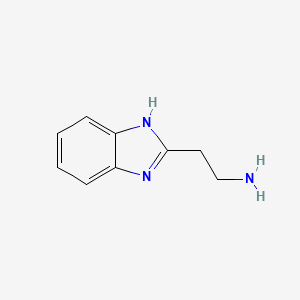 2-(1H-Benzo[d]imidazol-2-yl)ethanamine chemical structure (CAS 29518-68-1)