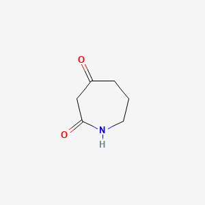 Azepane-2,4-dione chemical structure (CAS 29520-88-5)