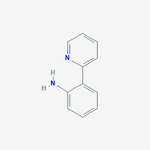 2-(Pyridin-2-yl)aniline chemical structure (CAS 29528-30-1)