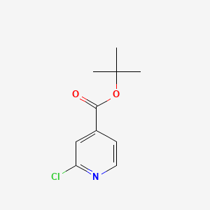 tert-Butyl 2-chloroisonicotinate chemical structure (CAS 295349-62-1)