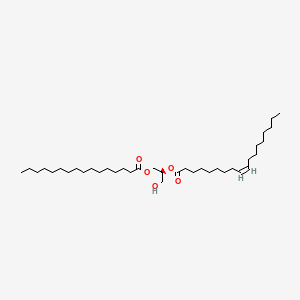 (S)-1-Hydroxy-3-(palmitoyloxy)propan-2-yl oleate chemical structure (CAS 29541-66-0)