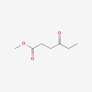 Methyl 4-oxohexanoate chemical structure (CAS 2955-62-6)