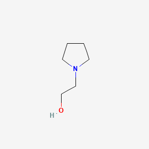 N-(2-Hydroxyethyl)pyrrolidine chemical structure (CAS 2955-88-6)