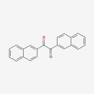 1,2-Di(naphthalen-2-yl)ethane-1,2-dione chemical structure (CAS 29574-57-0)