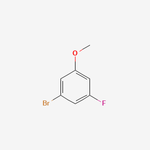 1-Bromo-3-fluoro-5-methoxybenzene chemical structure (CAS 29578-39-0)