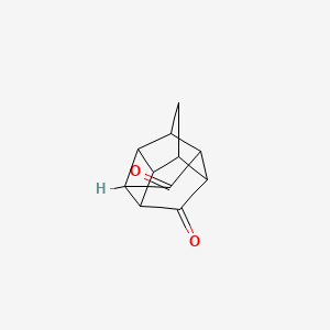 Pentacyclo[5.4.0.02,6.03,10.05,9]undecane-8,11-dione chemical structure (CAS 2958-72-7)
