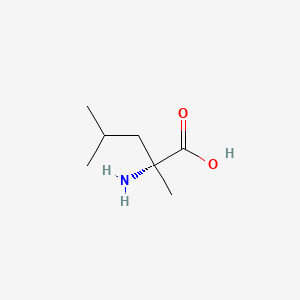 (R)-2-Amino-2,4-dimethylpentanoic acid chemical structure (CAS 29589-03-5)