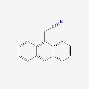 2-(Anthracen-9-yl)acetonitrile chemical structure (CAS 2961-76-4)