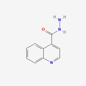 Quinoline-4-carbohydrazide chemical structure (CAS 29620-62-0)