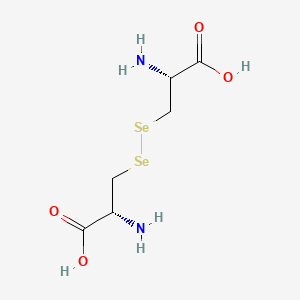 (2R,2'R)-3,3'-Diselanediylbis(2-aminopropanoic acid) chemical structure (CAS 29621-88-3)