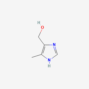 (5-Methyl-1H-imidazol-4-yl)methanol chemical structure (CAS 29636-87-1)