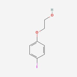 2-(4-Iodophenoxy)ethanol chemical structure (CAS 29639-77-8)