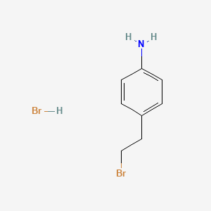 4-(2-Bromoethyl)aniline hydrobromide chemical structure (CAS 29644-22-2)
