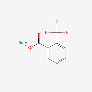 Sodium 2-(trifluoromethyl)benzoate chemical structure (CAS 2966-44-1)