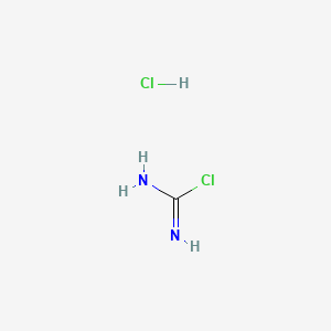 Carbamimidic chloride hydrochloride chemical structure (CAS 29671-92-9)