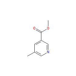 Methyl 5-methylnicotinate chemical structure (CAS 29681-45-6)