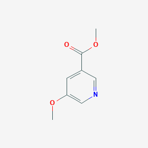 Methyl 5-methoxynicotinate chemical structure (CAS 29681-46-7)