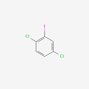 1,4-Dichloro-2-iodobenzene chemical structure (CAS 29682-41-5)