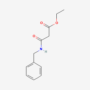 Ethyl 3-(benzylamino)-3-oxopropanoate chemical structure (CAS 29689-63-2)