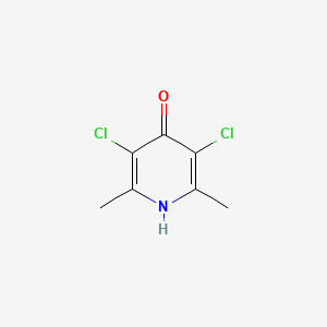 3,5-Dichloro-2,6-dimethylpyridin-4-ol chemical structure (CAS 2971-90-6)