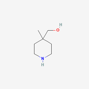 (4-Methylpiperidin-4-yl)methanol chemical structure (CAS 297172-16-8)