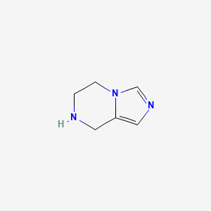 5,6,7,8-Tetrahydroimidazo[1,5-a]pyrazine chemical structure (CAS 297172-19-1)