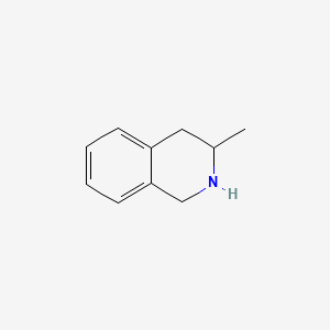 3-Methyl-1,2,3,4-tetrahydroisoquinoline chemical structure (CAS 29726-60-1)