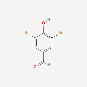 3,5-Dibromo-4-hydroxybenzaldehyde chemical structure (CAS 2973-77-5)