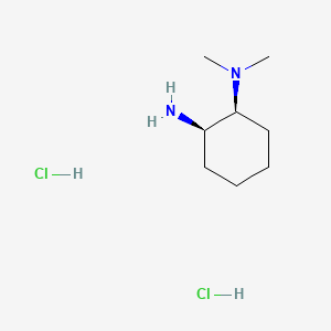 (1S,2R)-N1,N1-Dimethylcyclohexane-1,2-diamine dihydrochloride chemical structure (CAS 2973403-73-3)