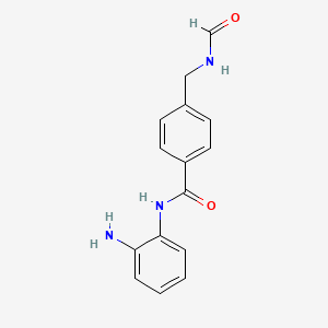 N-(2-Aminophenyl)-4-(formamidomethyl)benzamide chemical structure (CAS 2973762-48-8)