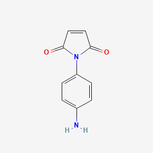 1-(4-Aminophenyl)-1H-pyrrole-2,5-dione chemical structure (CAS 29753-26-2)