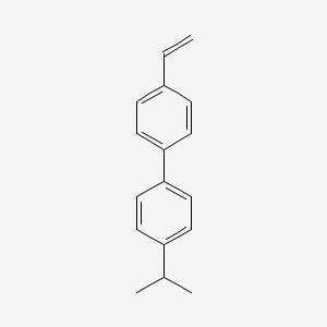 4-Isopropyl-4'-vinyl-1,1'-biphenyl chemical structure (CAS 29764-44-1)