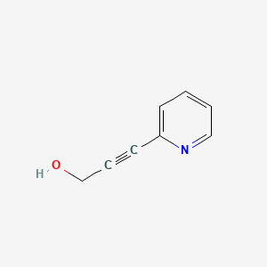 3-(Pyridin-2-yl)prop-2-yn-1-ol chemical structure (CAS 29768-03-4)