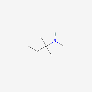N,2-Dimethylbutan-2-amine chemical structure (CAS 2978-64-5)