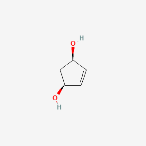 cis-Cyclopent-4-ene-1,3-diol chemical structure (CAS 29783-26-4)