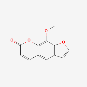 9-Methoxy-7H-furo[3,2-g]chromen-7-one chemical structure (CAS 298-81-7)