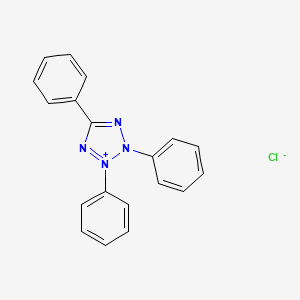 2,3,5-Triphenyl-2H-tetrazol-3-ium chloride chemical structure (CAS 298-96-4)